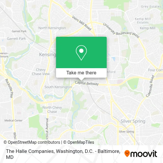 The Halle Companies map