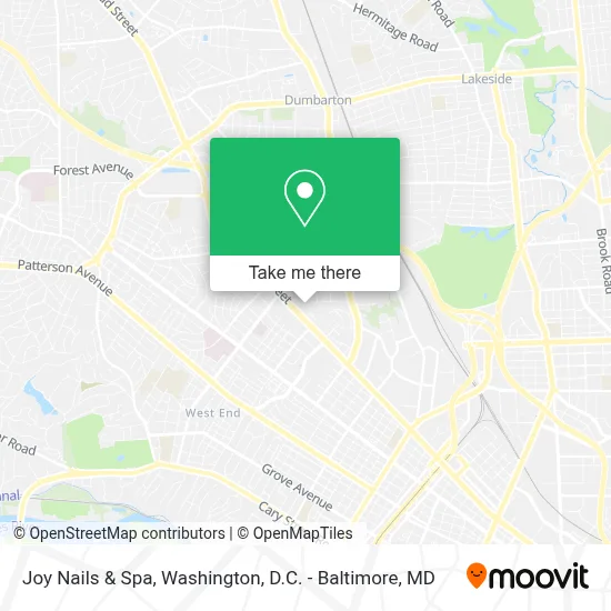 Joy Nails & Spa map