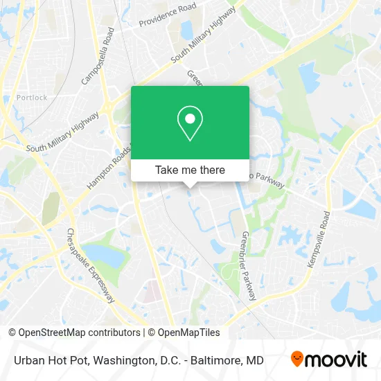 Urban Hot Pot map