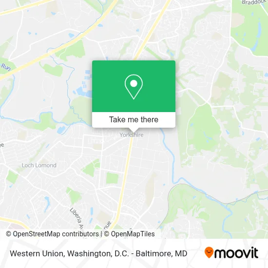 Western Union map