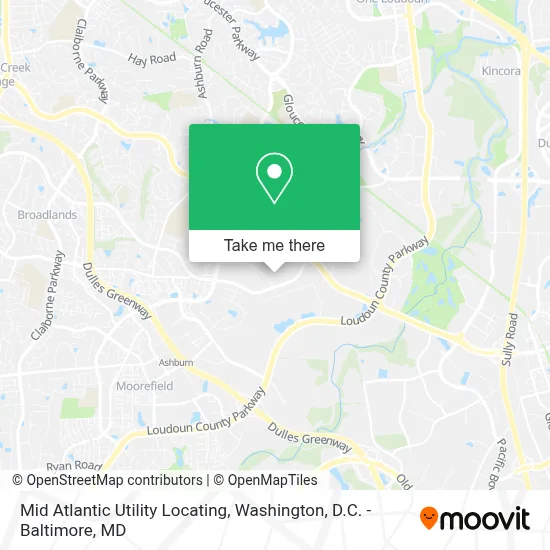 Mid Atlantic Utility Locating map