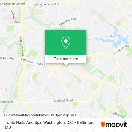 To Be Nails And Spa map