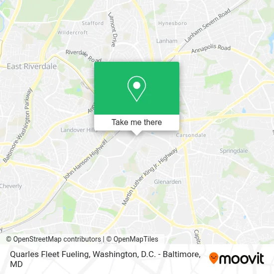 Quarles Fleet Fueling map
