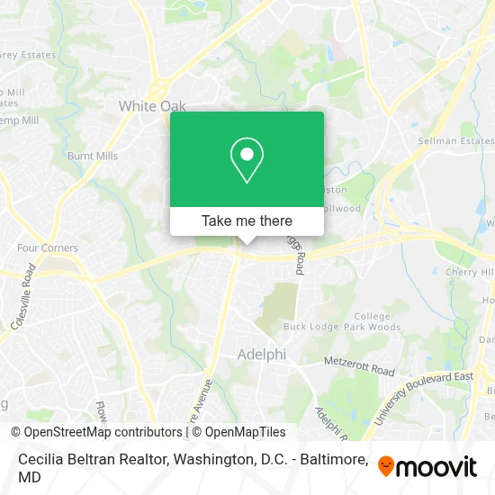 Cecilia Beltran Realtor map