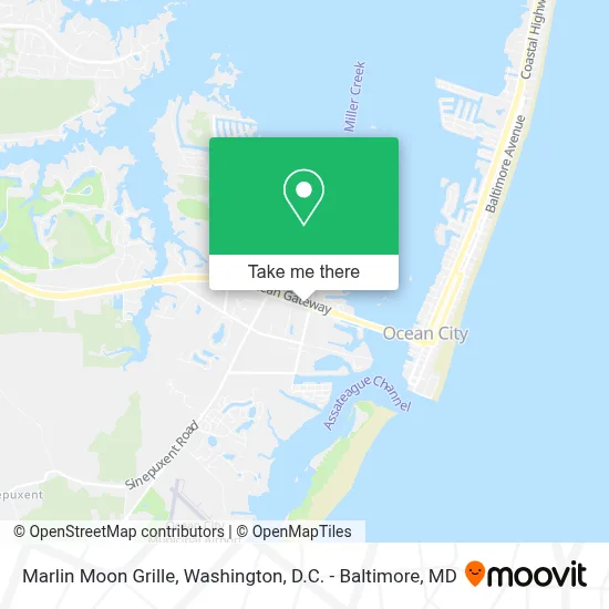 Marlin Moon Grille map