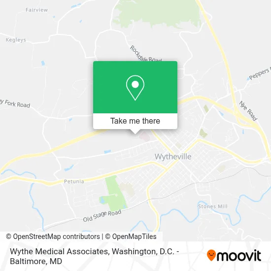 Wythe Medical Associates map