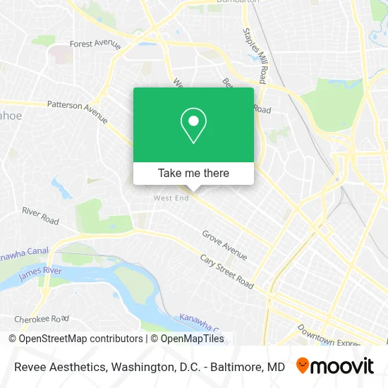 Revee Aesthetics map
