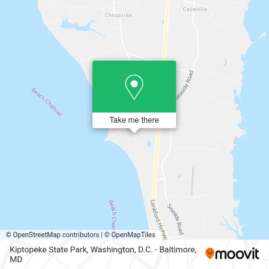 Kiptopeke State Park map