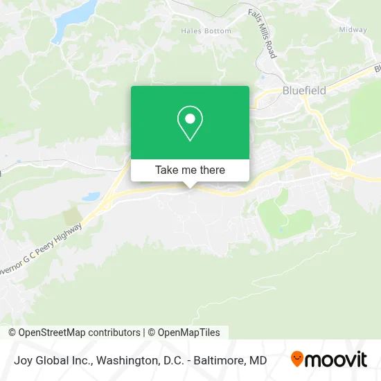 Joy Global Inc. map