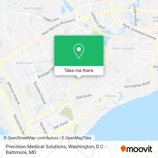 Precision Medical Solutions map