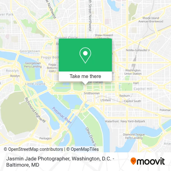 Jasmin Jade Photographer map