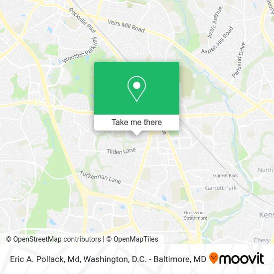 Eric A. Pollack, Md map