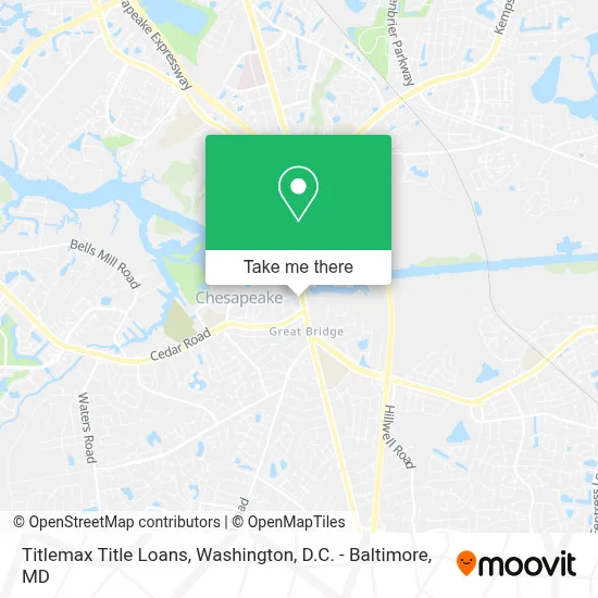 Titlemax Title Loans map
