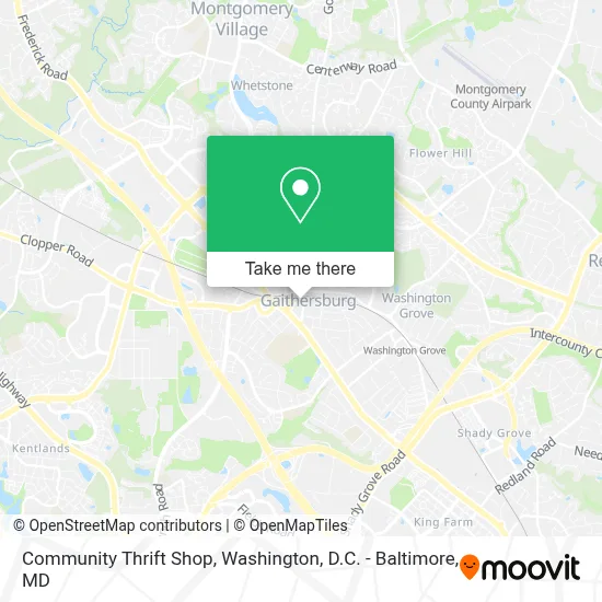 Community Thrift Shop map