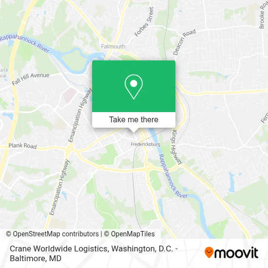 Crane Worldwide Logistics map