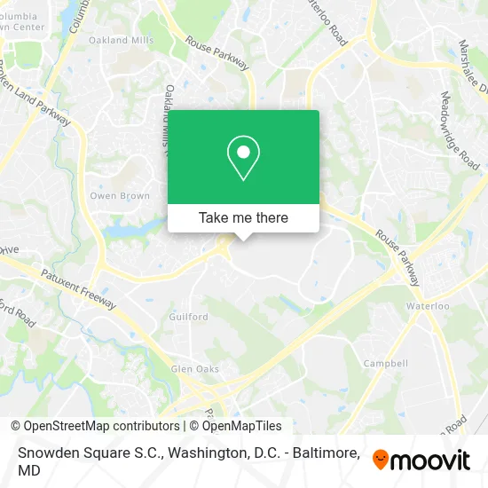 Snowden Square S.C. map