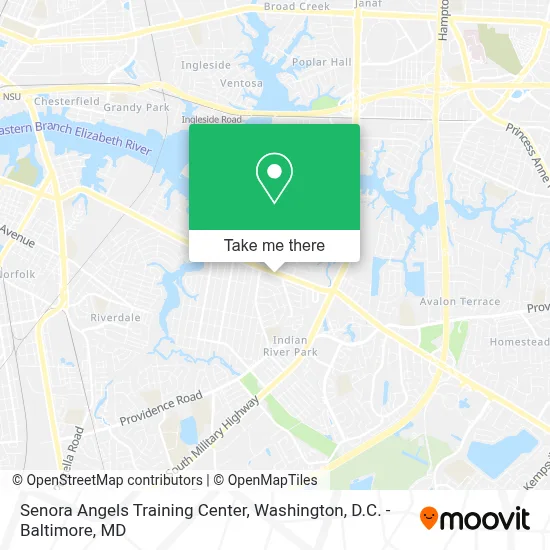 Senora Angels Training Center map