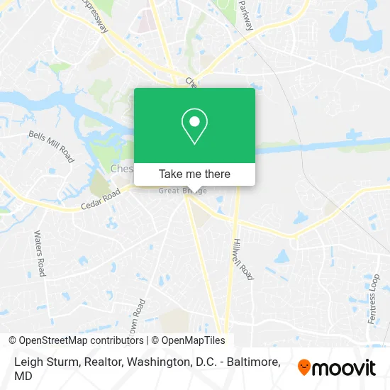 Leigh Sturm, Realtor map