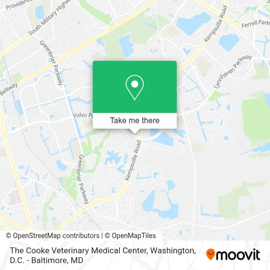 The Cooke Veterinary Medical Center map