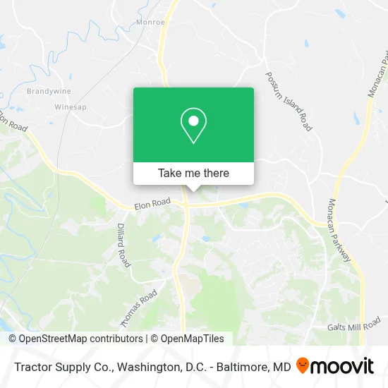 Tractor Supply Co. map