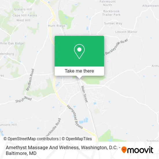 Amethyst Massage And Wellness map
