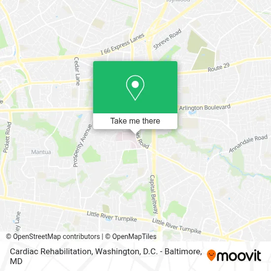 Cardiac Rehabilitation map