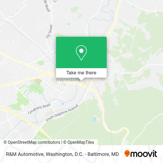 R&M Automotive map