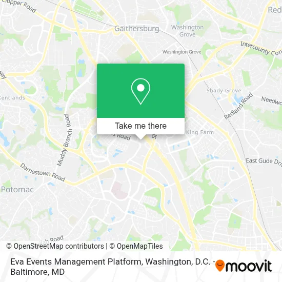 Eva Events Management Platform map
