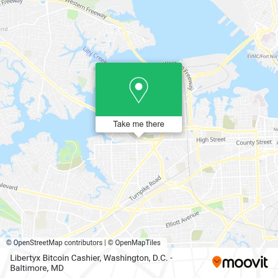 Libertyx Bitcoin Cashier map