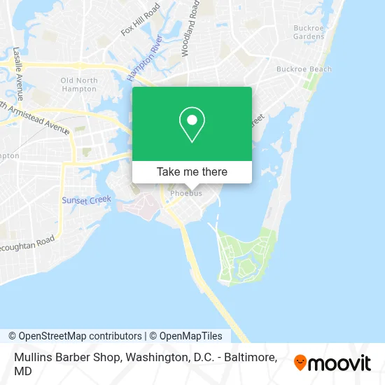 Mullins Barber Shop map