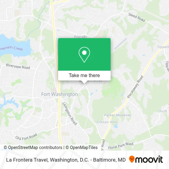 La Frontera Travel map