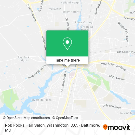 Rob Fooks Hair Salon map