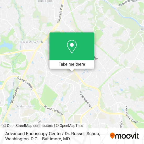 Advanced Endoscopy Center/ Dr. Russell Schub map