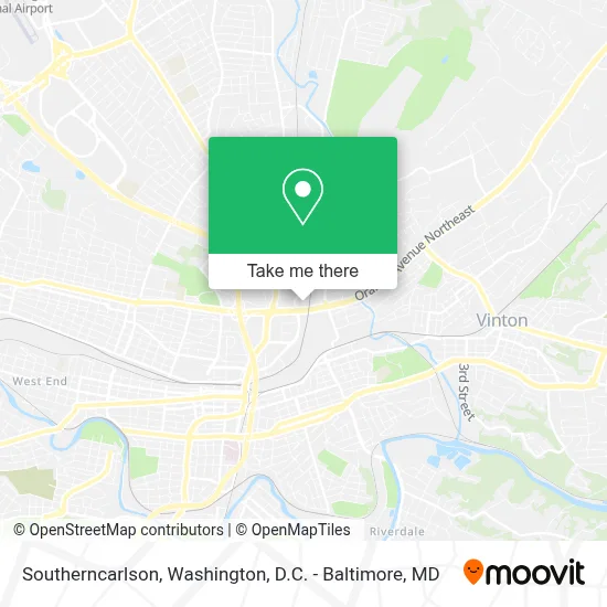 Southerncarlson map