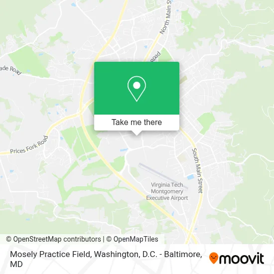 Mosely Practice Field map