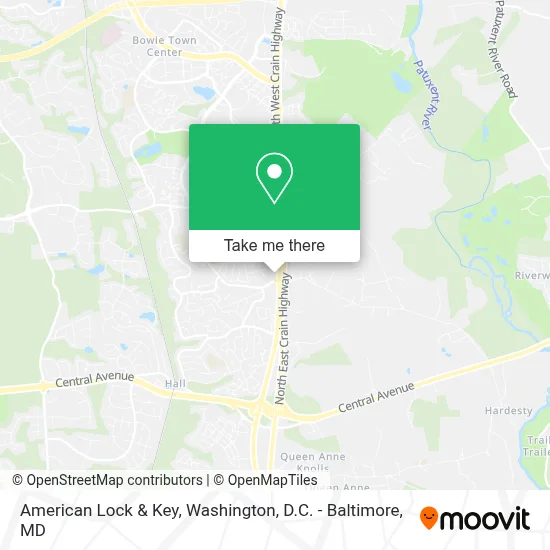 American Lock & Key map