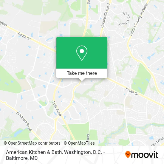 American Kitchen & Bath map