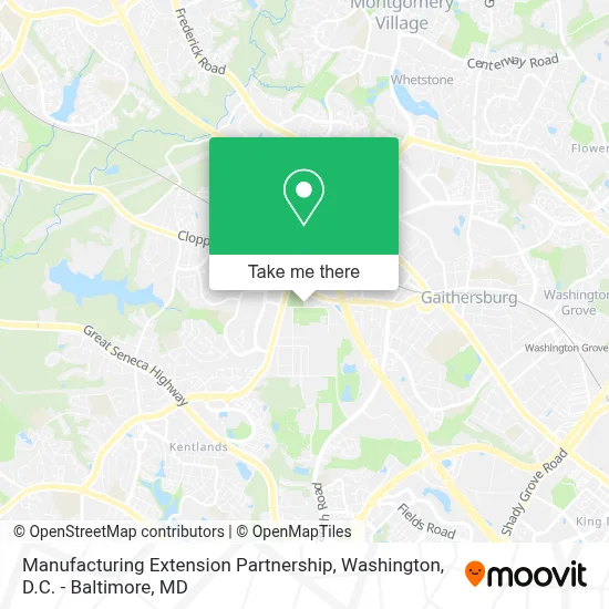 Manufacturing Extension Partnership map