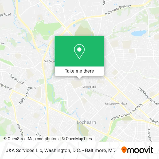 J&A Services Llc map