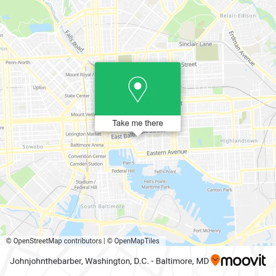 Johnjohnthebarber map