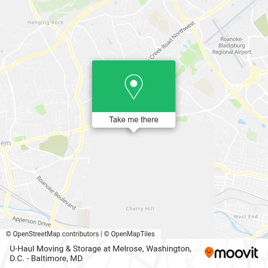 U-Haul Moving & Storage at Melrose map