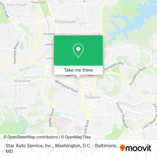 Star Auto Service, Inc. map