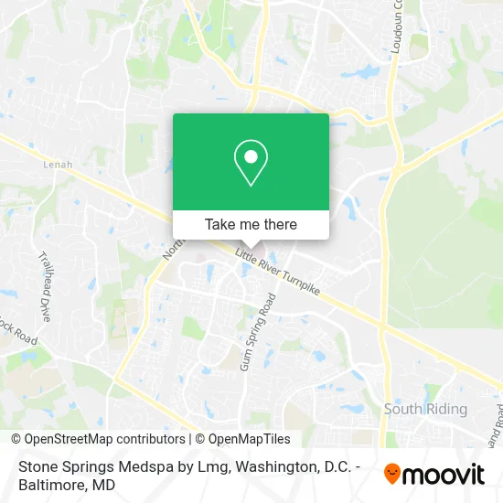 Stone Springs Medspa by Lmg map