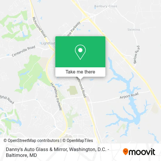 Danny's Auto Glass & Mirror map