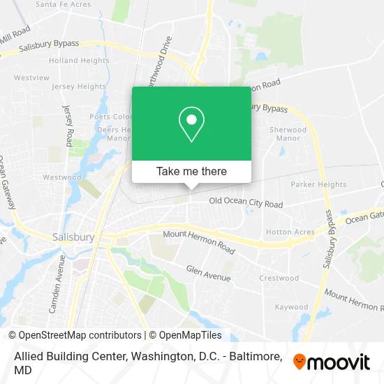 Allied Building Center map