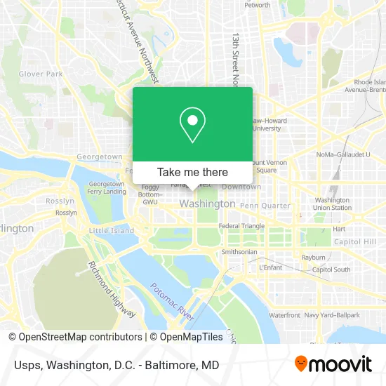 Usps map