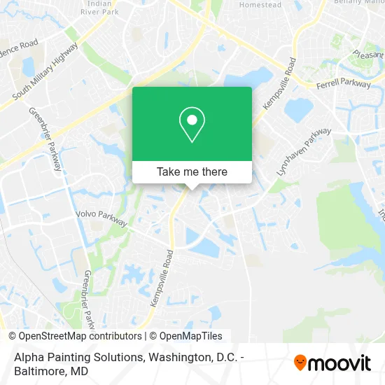 Alpha Painting Solutions map