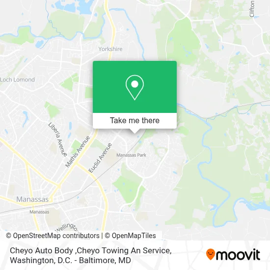 Cheyo Auto Body ,Cheyo Towing An Service map