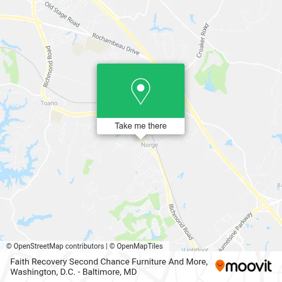 Faith Recovery Second Chance Furniture And More map