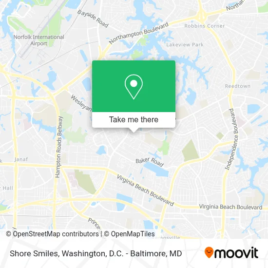 Shore Smiles map